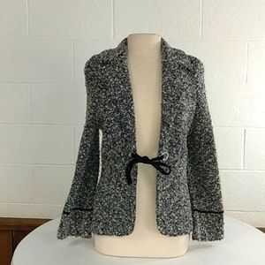 Ladies Entier black and white Jacket, Sz Large